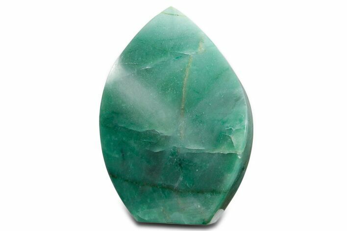Polished Jade (Nephrite) Flame - Afghanistan #355883